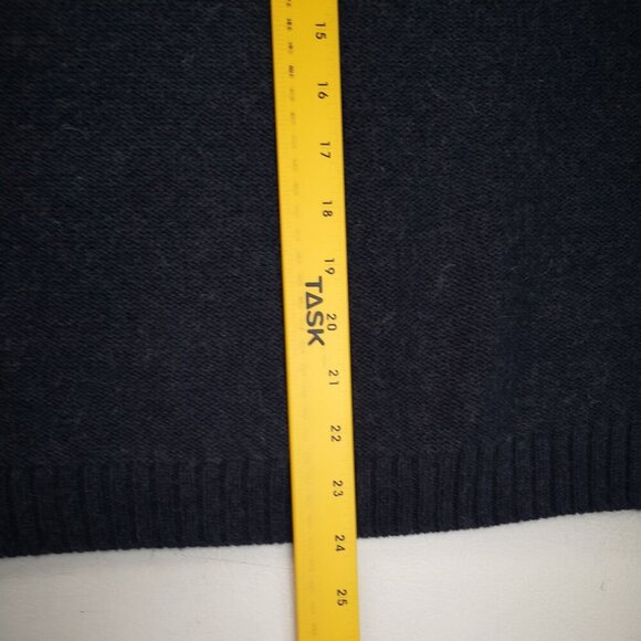 Alfred Sung Ladies Size XL Navy Boat Neck Straight Fit Sweater - Picture 9 of 10